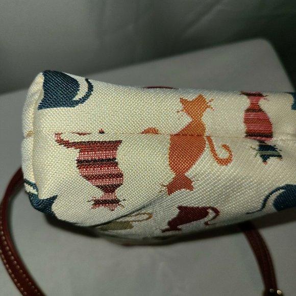 👜 Signare Cheeky Cat Design Woven Tapestry Bag - Picture 5 of 9